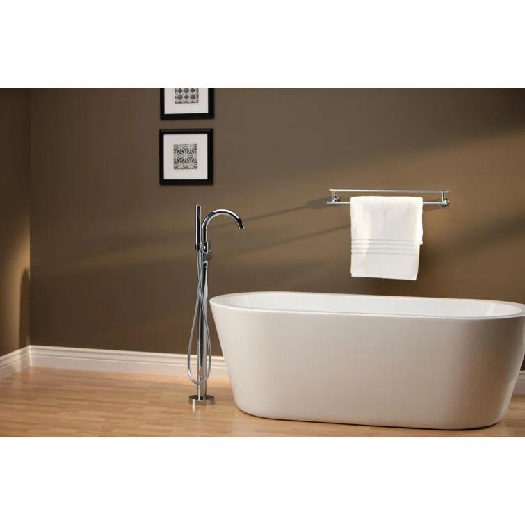 Trinsic Single Handle Floor Mounted Freestanding Tub Filler