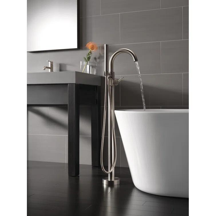 Trinsic Single Handle Floor Mounted Freestanding Tub Filler