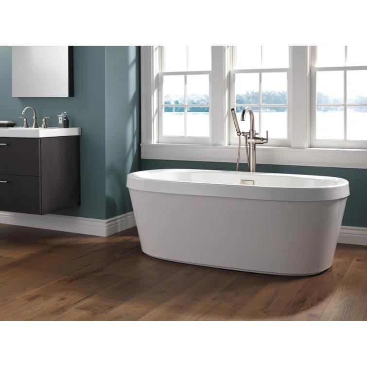 Trinsic Single Handle Floor Mounted Freestanding Tub Filler