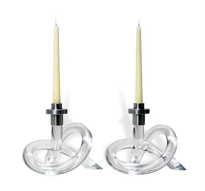 Interlude Ava 8'' H Tabletop Candlestick (Set of 2)