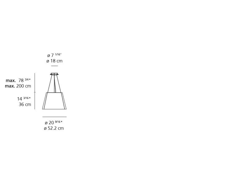 Tolomeo Mega Outdoor LED Pendant