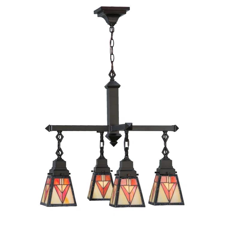 Meyda Tiffany & Stained Glass 4 - Light Classic / Traditional Chandelier