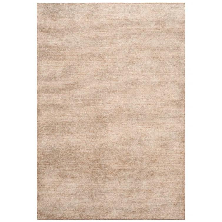 McArthur Stone Wash Hand Knotted 80% Viscose And 20% Cotton Solid Color Rug