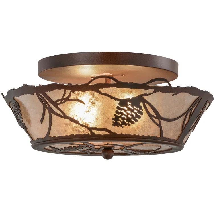 Mica Semi Flush Mount