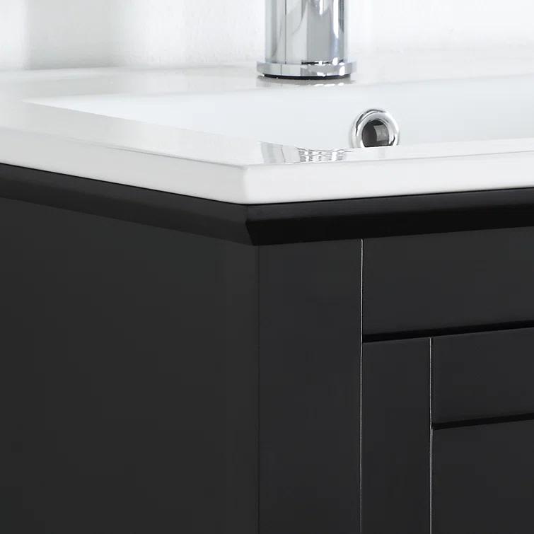 Manchester 24" Freestanding Single Sink Bathroom Vanity with Integrated Sink (Faucet Not Included)