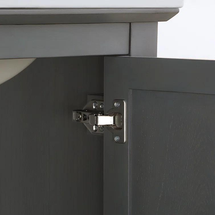 Manchester 30" Freestanding Single Sink Bathroom Vanity with Integrated Sink (Faucet Not Included)