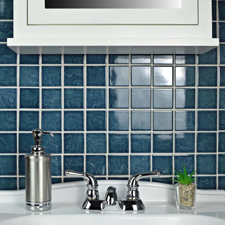 Resort 12 " x 12 " Porcelain Mosaic Floor & Wall Tile