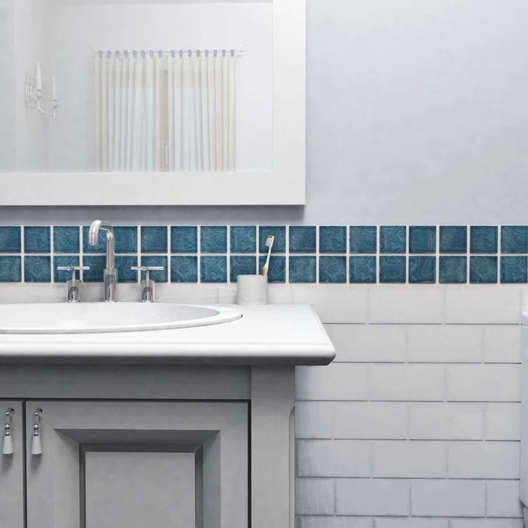 Resort 12 " x 12 " Porcelain Mosaic Floor & Wall Tile