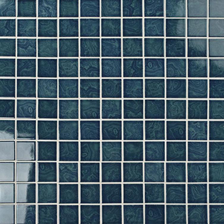 Resort 12 " x 12 " Porcelain Mosaic Floor & Wall Tile