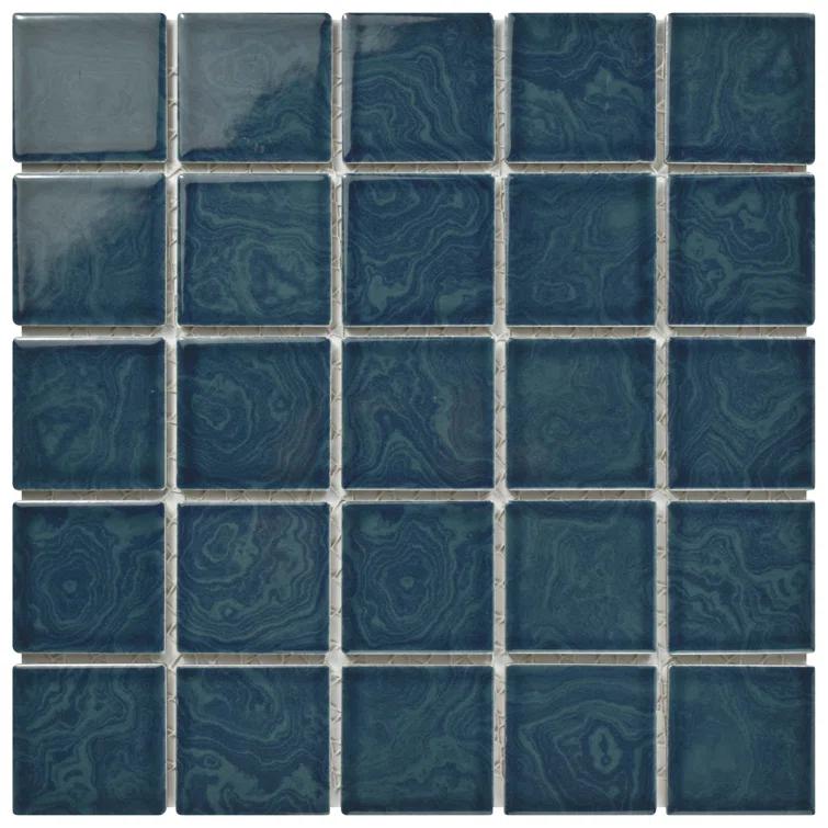 Resort 12 " x 12 " Porcelain Mosaic Floor & Wall Tile