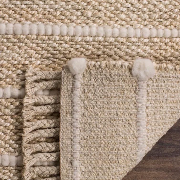 Natural Fiber NF550 Hand Woven Indoor Accent Rug - Natural/Light Grey - 2'x3' - Safavieh.