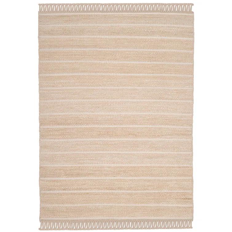 Natural Fiber NF550 Hand Woven Indoor Accent Rug - Natural/Light Grey - 2'x3' - Safavieh.