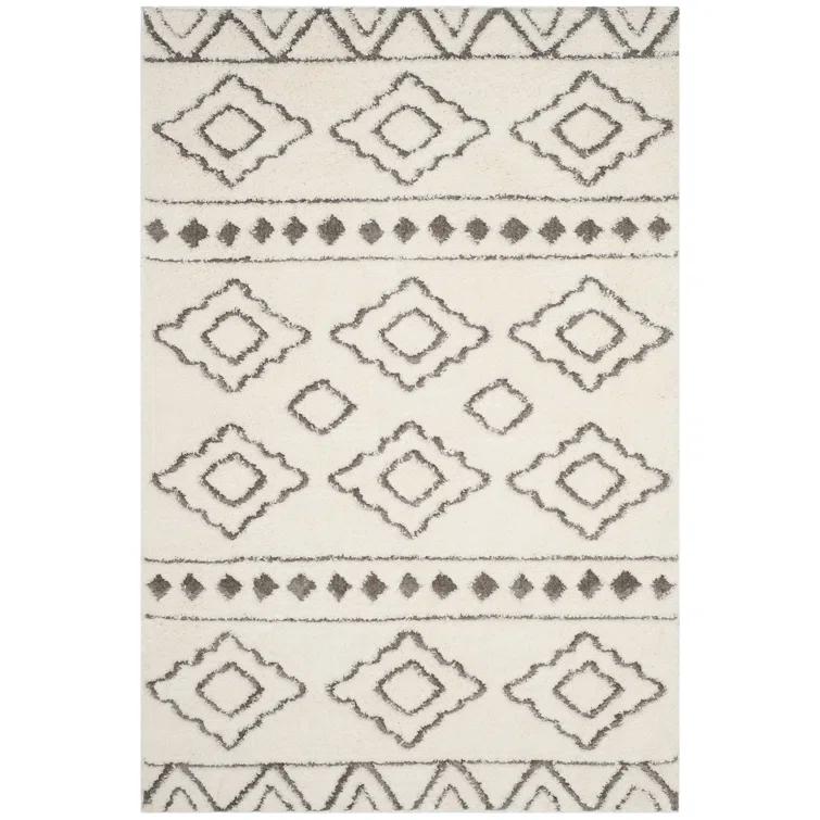 Albers Sparta Shag Geometric Indoor/Outdoor Rug