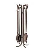 Plow & Hearth 5 Piece Fireplace Tool Set