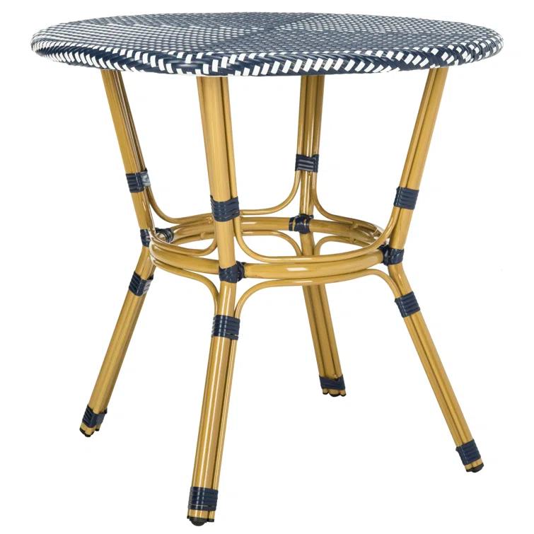 Wilburg Round Wicker/Rattan Outdoor Bistro Table