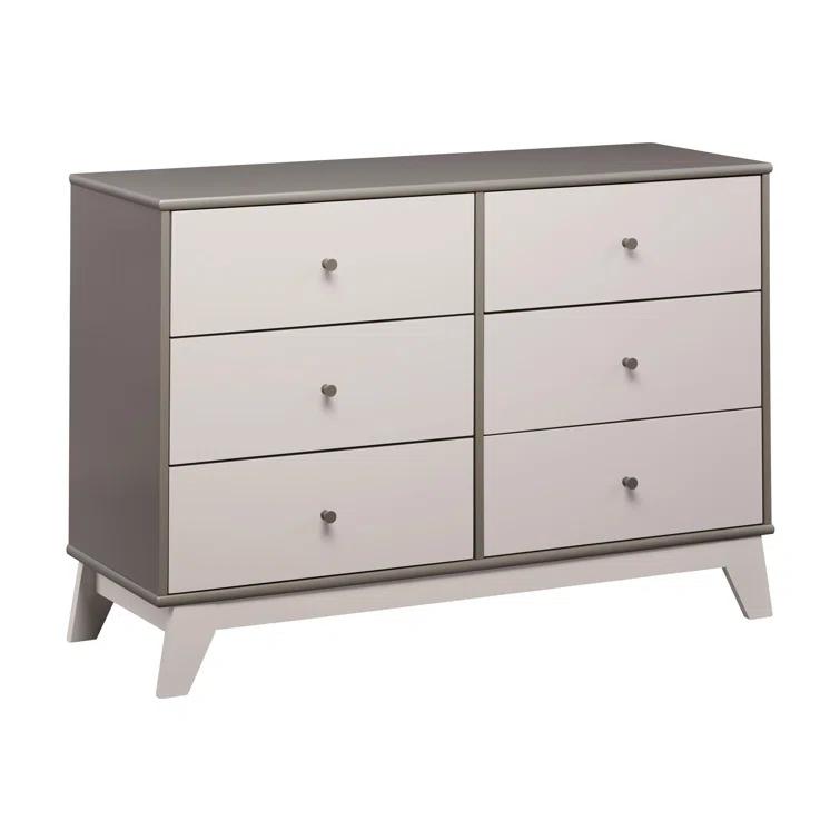 Rowan Valley Flint 6 Drawer Double Dresser