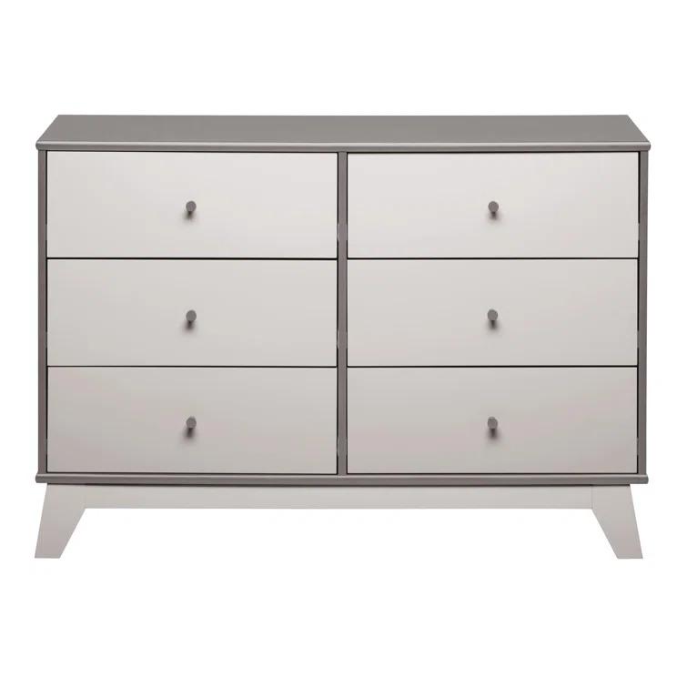 Rowan Valley Flint 6 Drawer Double Dresser