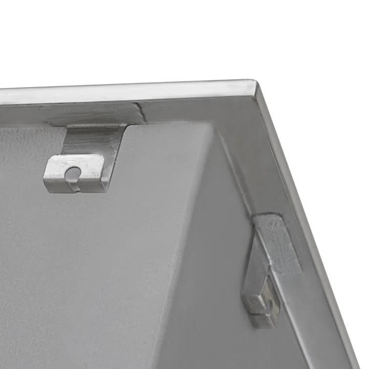 Ruvati 33 x 22 inch Drop-in Topmount Zero Radius Stainless Steel Kitchen Sink Single Bowl - 4 holes