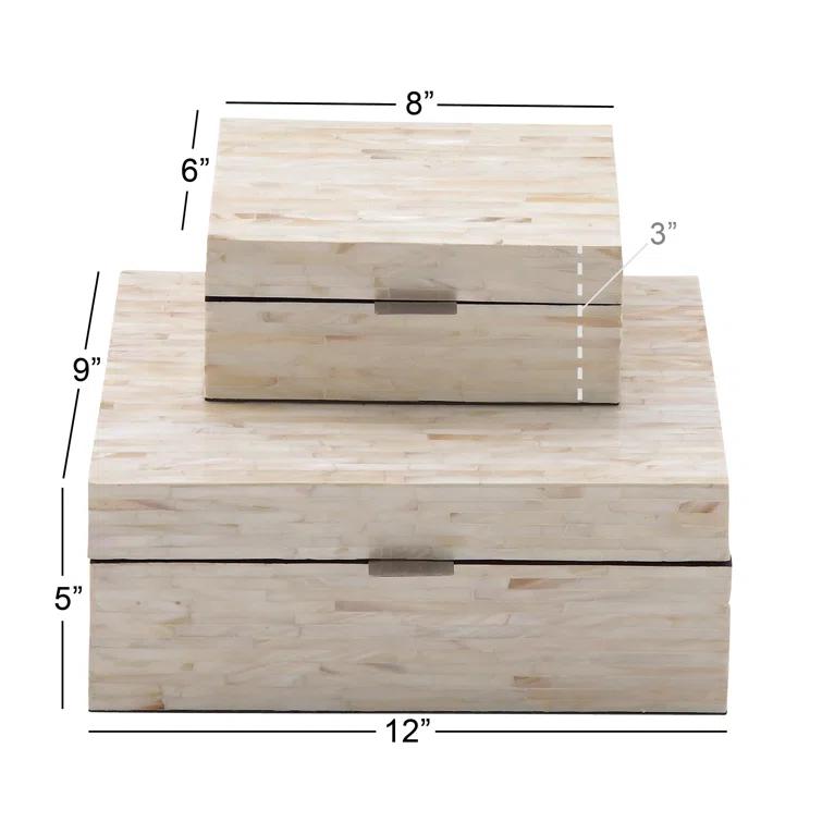 2 - Piece Handmade Decorative Box
