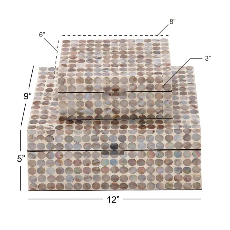 Juliette 2 - Piece Handmade Decorative Box