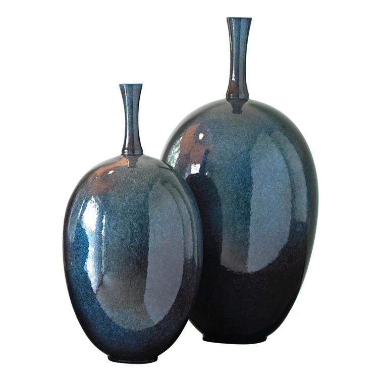 Global Views Ovoid Vase-Celestial-Sm