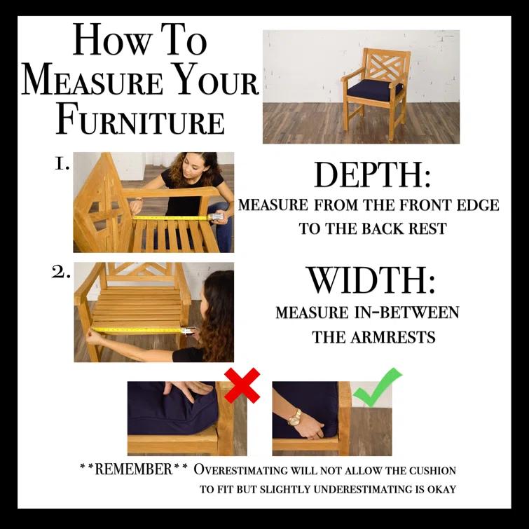 Indoor/Outdoor Seat/Back Cushion