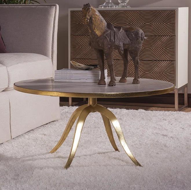 Artistica Home Signature Designs Crystal Stone Cocktail Table