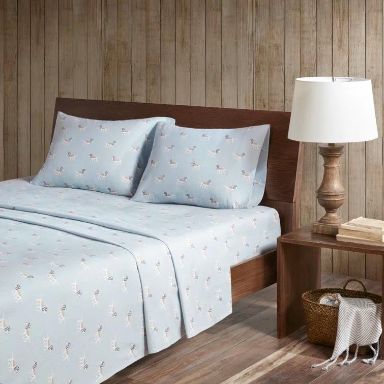 Woolrich 100% Cotton Flannel Sheet Set