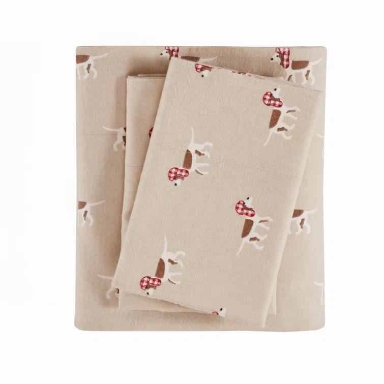 Woolrich 100% Cotton Flannel Sheet Set