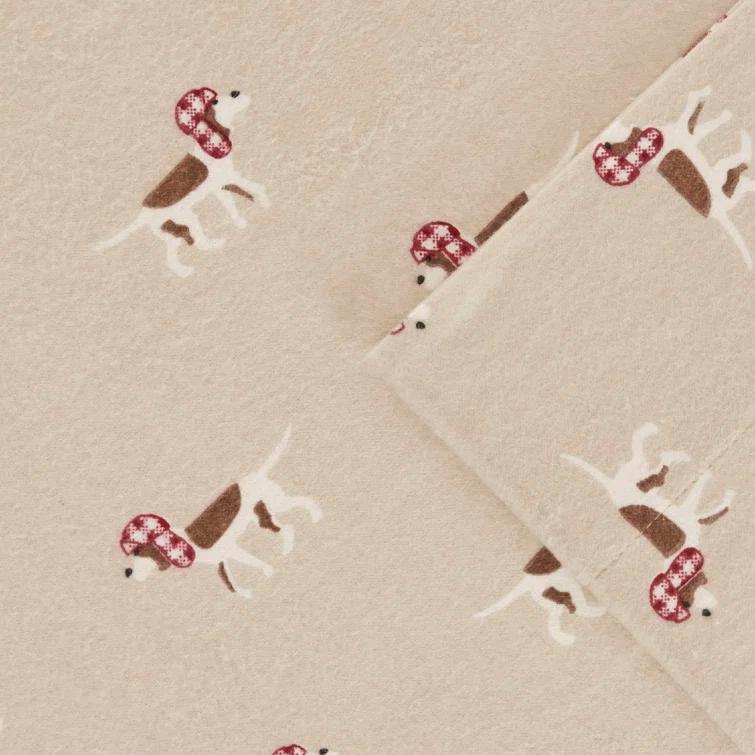Woolrich 100% Cotton Flannel Sheet Set