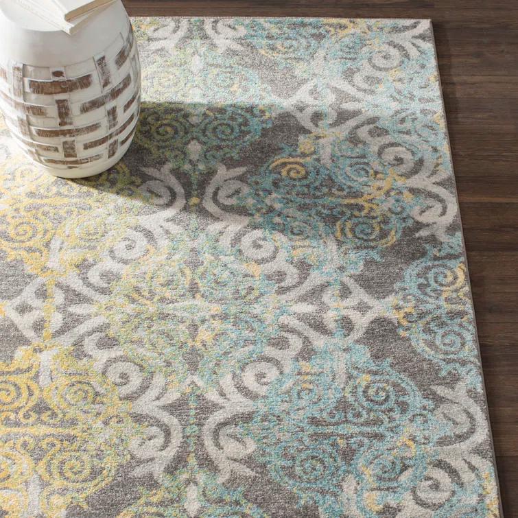 Allard Performance Damask Rug