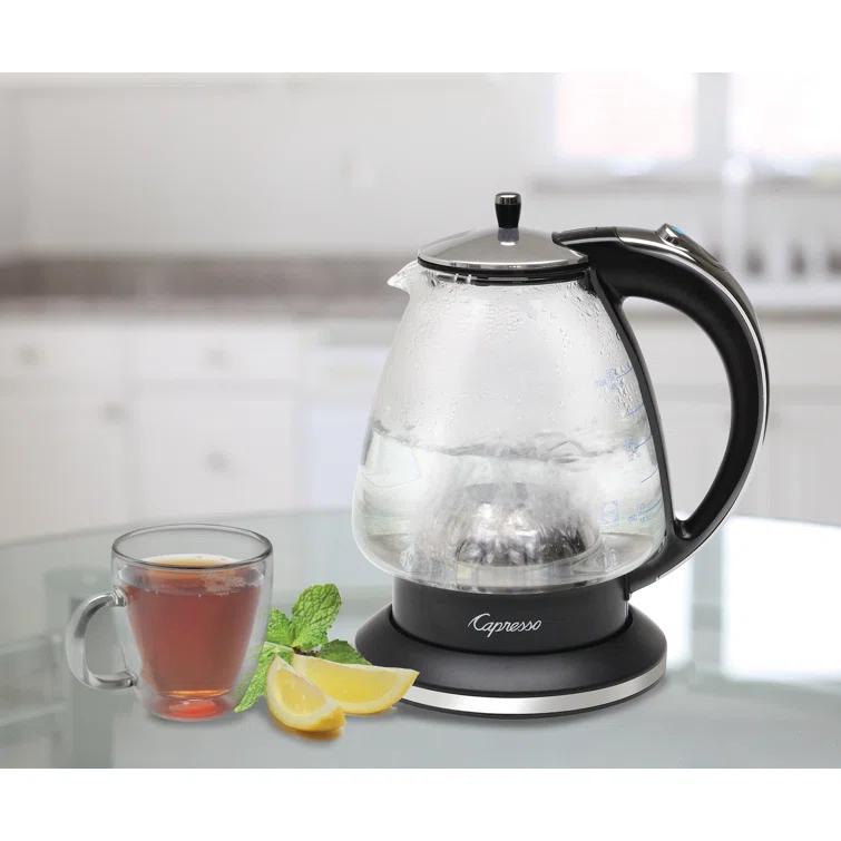 Capresso H2O Glass Electric Tea Kettle
