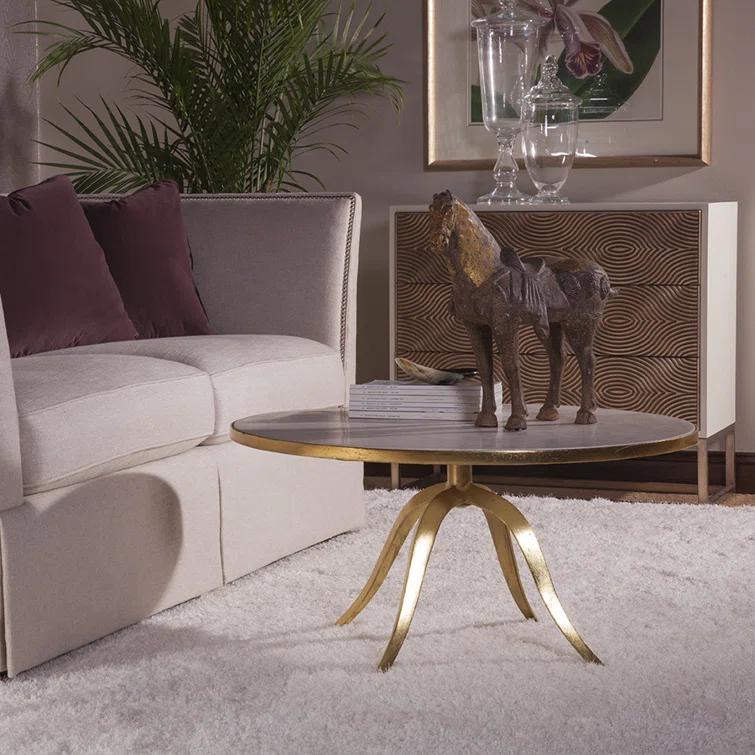 Artistica Home Signature Designs Crystal Stone Cocktail Table