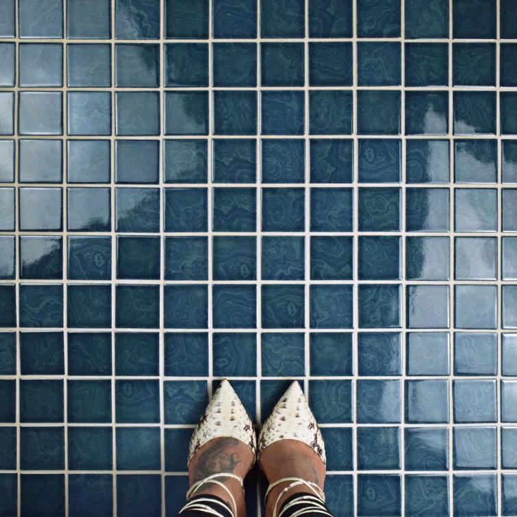 Resort 12 " x 12 " Porcelain Mosaic Floor & Wall Tile