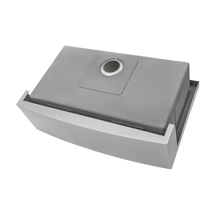 Ruvati 36-inch Apron-front Workstation Farmhouse Kitchen Sink 16 Gauge Stainless Steel Single Bowl