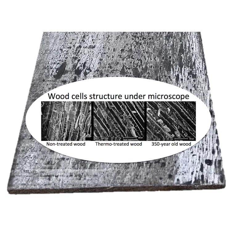 HomeRoots Thermo-Treated 1/4 x 5 in. x 4 ft. Barn Wood Wall Planks (10 sq. ft. 6-Pack)