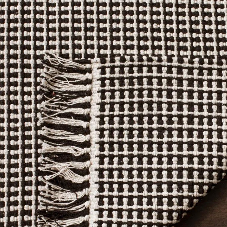 Bester Hand Woven Cotton Geometric Rug