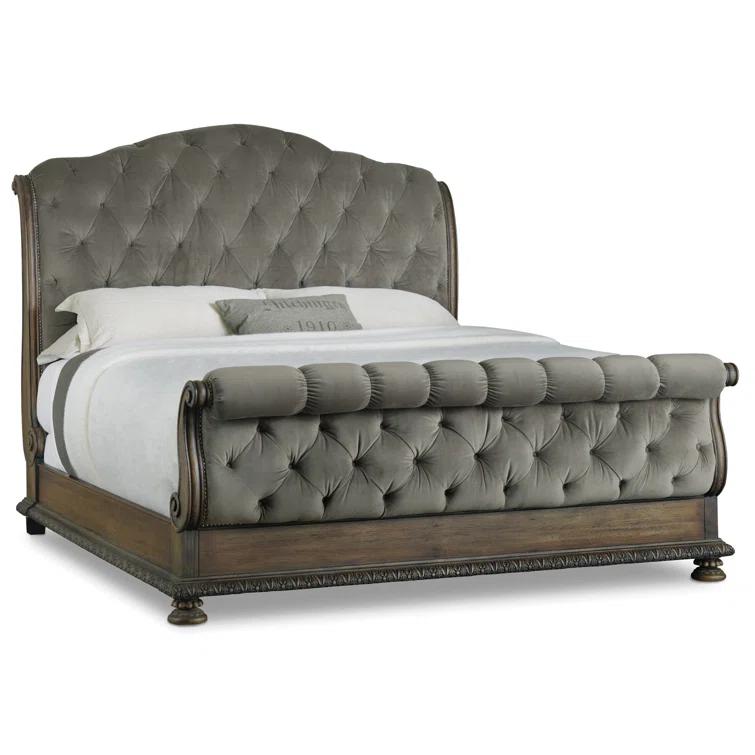 Rhapsody Upholstered Sleigh Bed