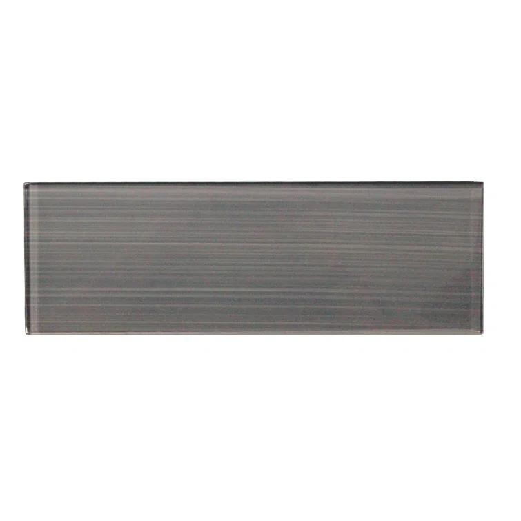 Premium Hand Painted 4" x 12" Straight Edge Glass Subway Tile