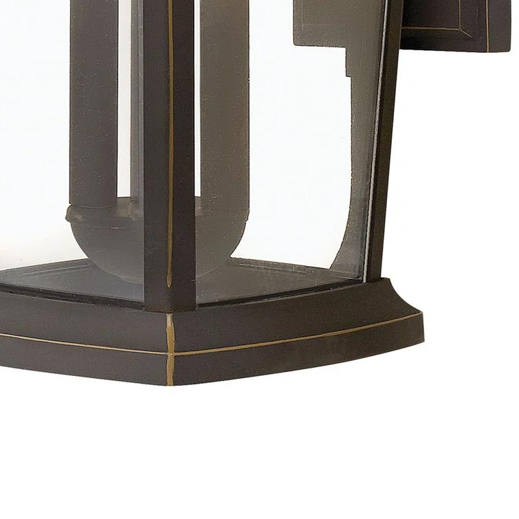 Bromley 3-Light Aluminum Outdoor Wall Mount Lantern