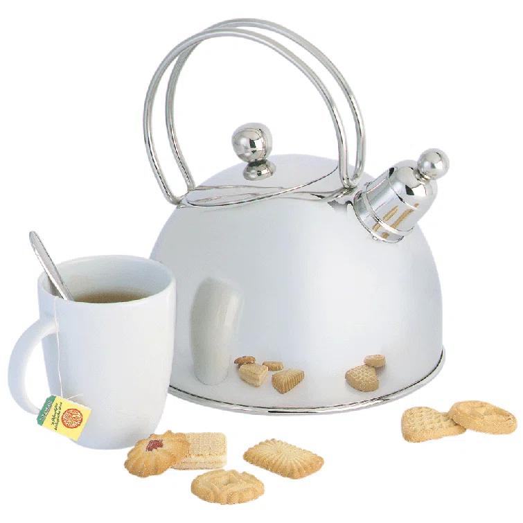 Demeyere Resto 2.5-qt Stainless Steel Whistling Tea Kettle