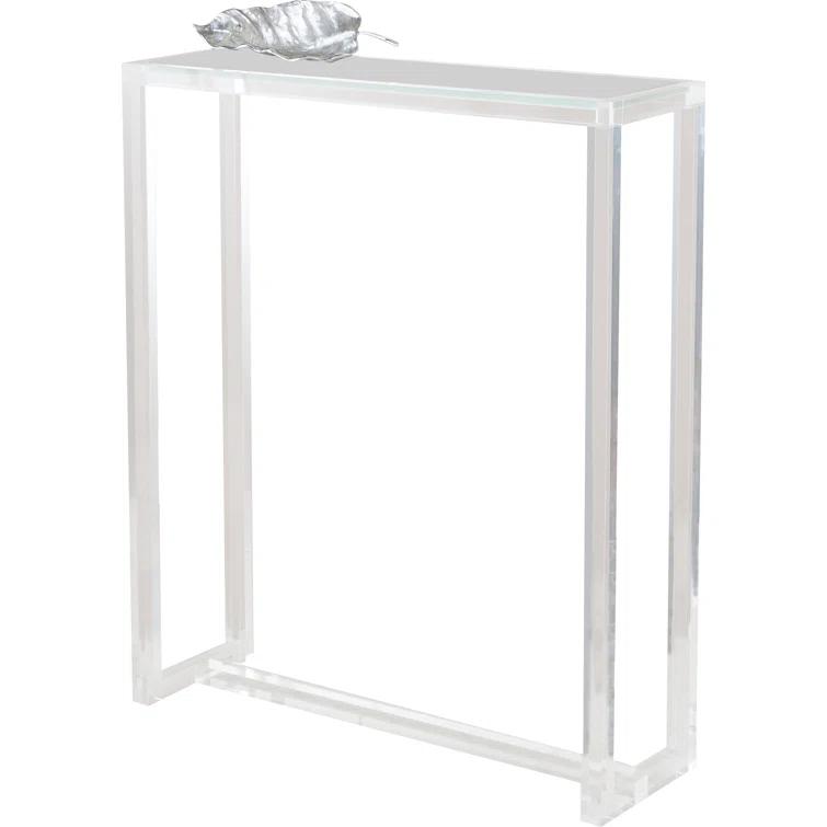 Ava 30'' Glass Top Console Table