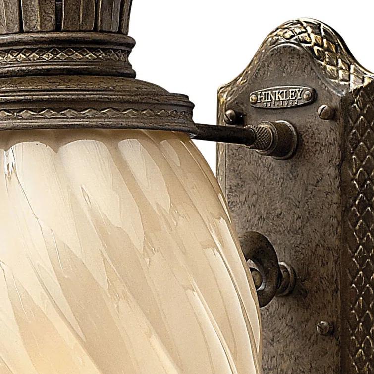 Plantation Bronze 1 - Bulb Outdoor Wall Lantern