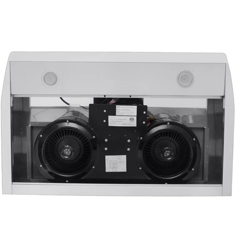 PROLINE 36" 900 CFM Ducted Under Cabinet Range Hood in Stainless Steel
