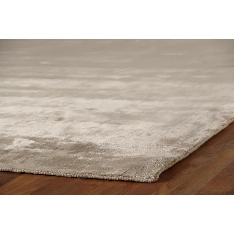 Purity Hand-Loomed Synthetic Brown Area Rug