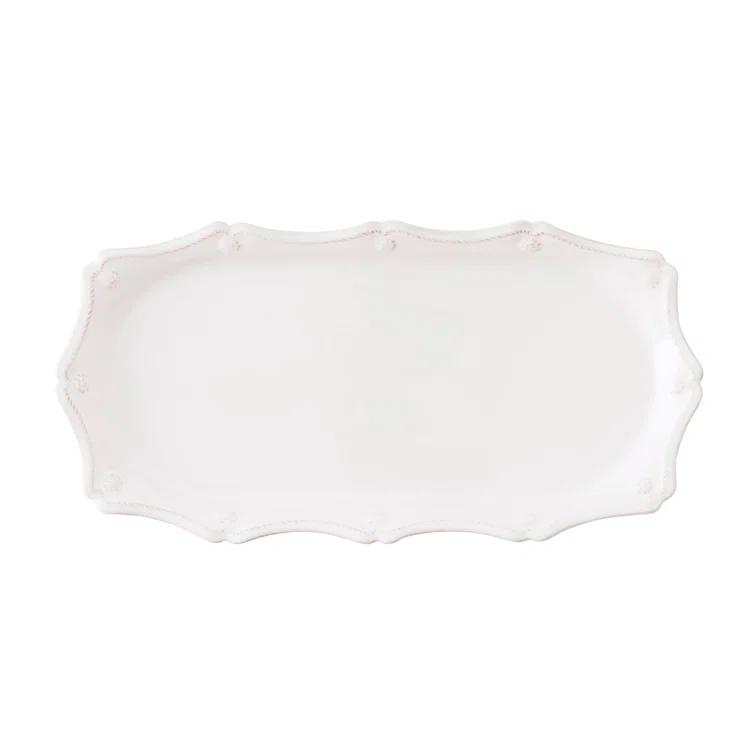 Juliska Berry & Thread 14" Decorative Tray - Whitewash