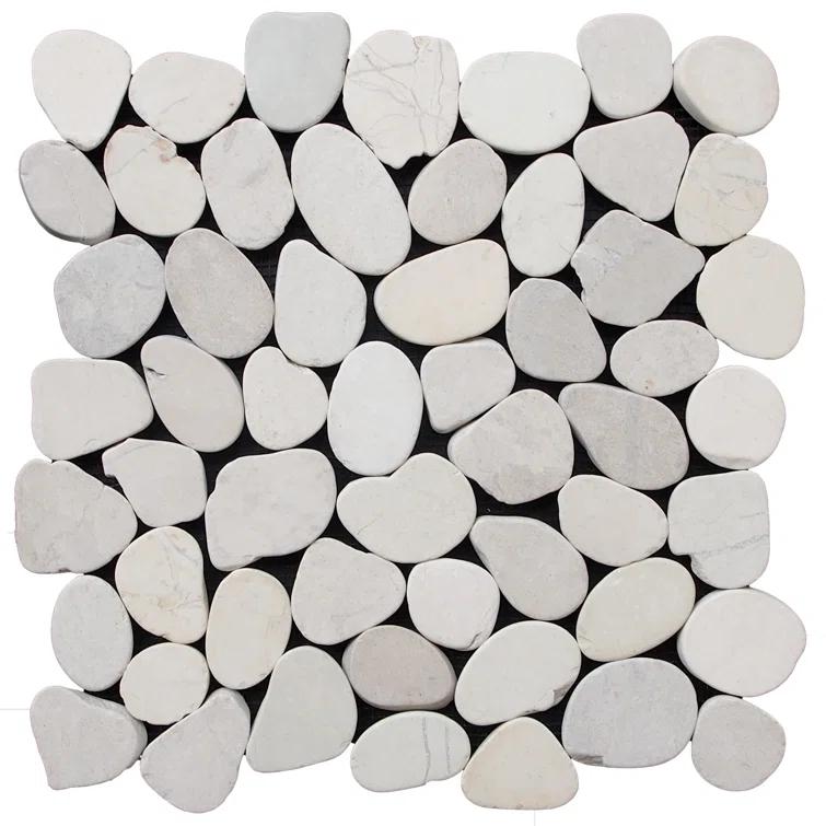 Sliced Pebble Mosaic Wall & Floor Tile
