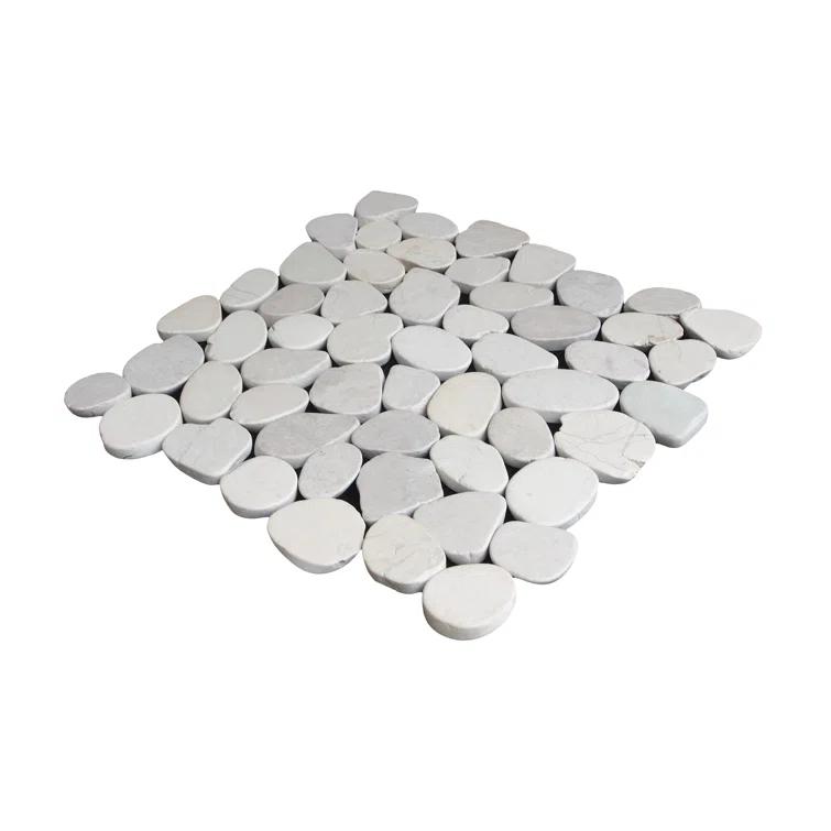 Sliced Pebble Mosaic Wall & Floor Tile