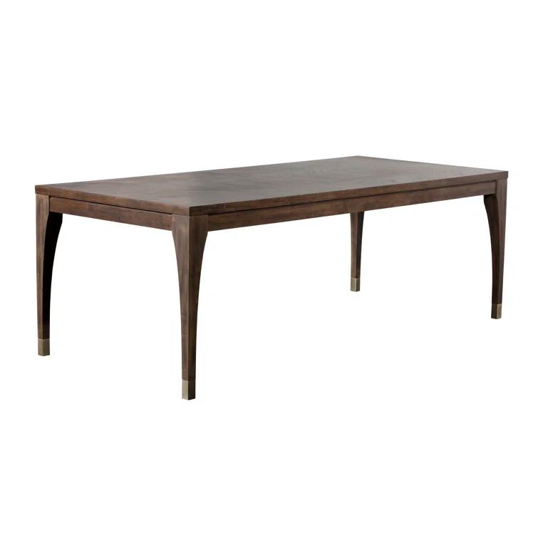 Ahleena Solid Wood Base Dining Table