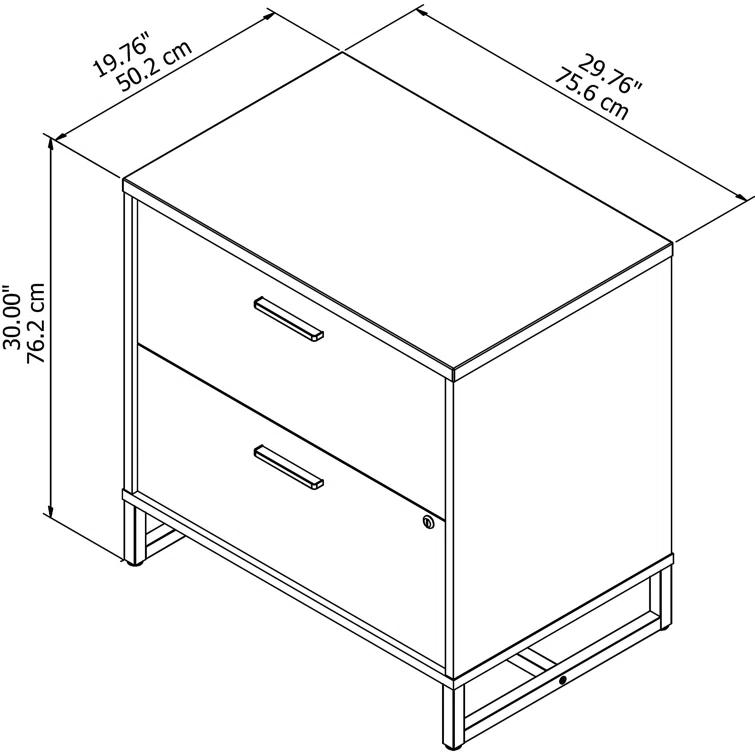 Method 30'' Wide 2 -Drawer File Cabinet